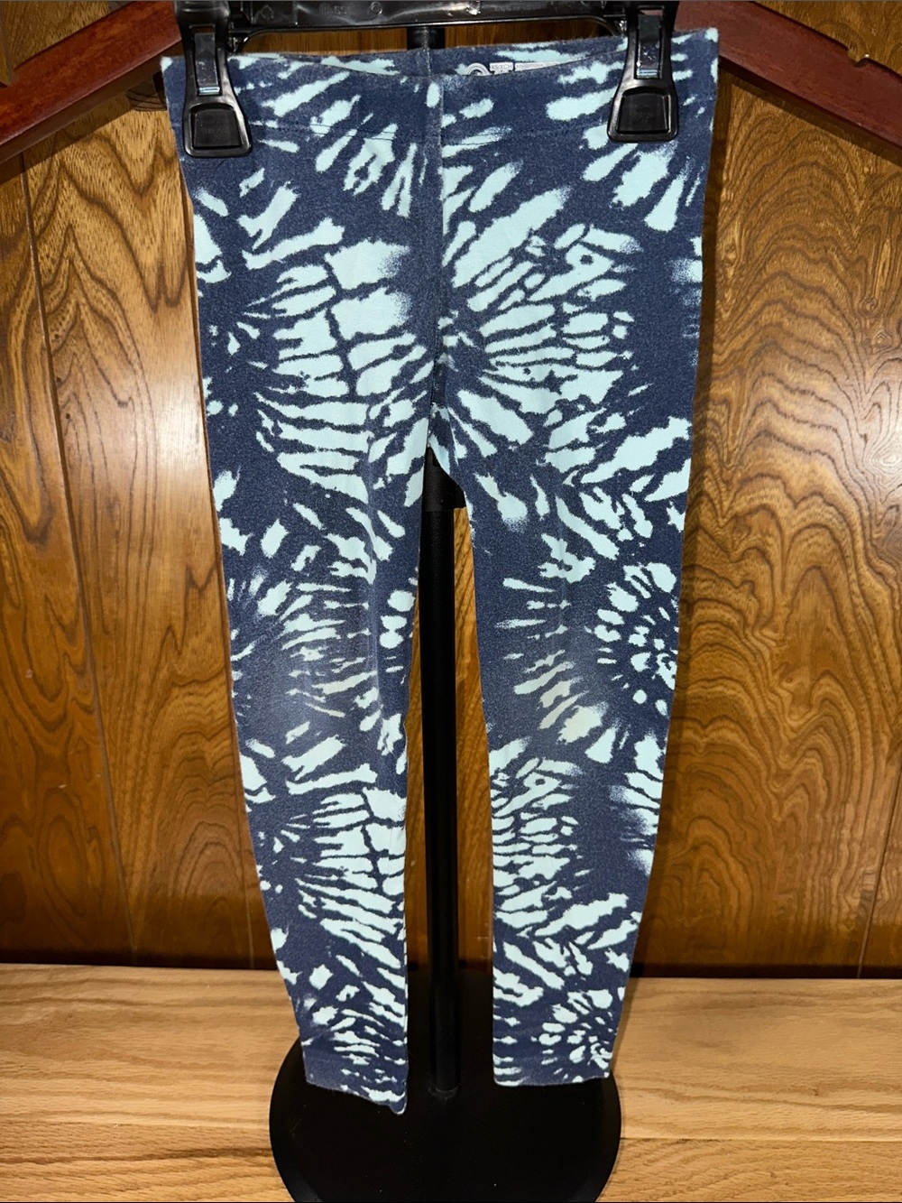 🎉wonder nation Navy and Light Blue Tie-Dye Leggings. D341